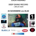 Serata con Luca Pedrali, RECORD -264,8 metri